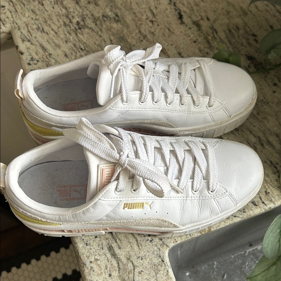 Womens platform puma sneakers 8 - Picture 2 of 11